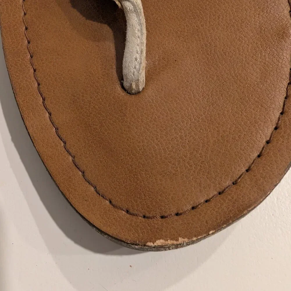 Candies White Studded Thong Flip Flop Sandals - Picture 4 of 4